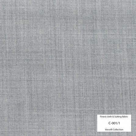 C001/1 Vercelli VIII - 95% Wool - Xám bạc